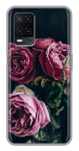 Чехол с картинкой "Букет роз" для OPPO A54