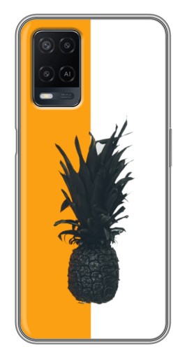 Чехол с печатью "Черный Ананас" для OPPO A54