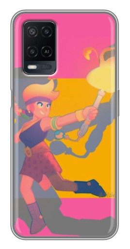 Чехол с картинкой "Эмбер бравл старс" для OPPO A54