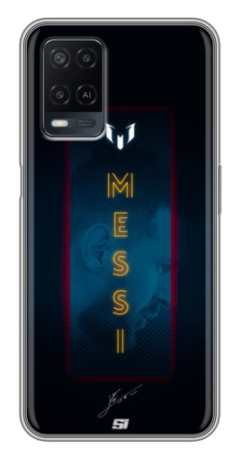 Чехол с принтом "Логотип Месси" для OPPO A54