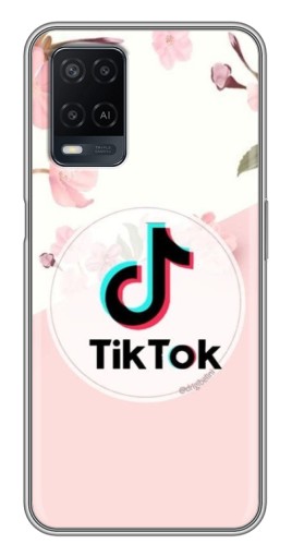 Чехол с печатью "Нежный принт" для OPPO A54