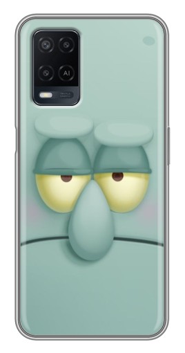 Чехол с печатью "Сквидвард" для OPPO A54