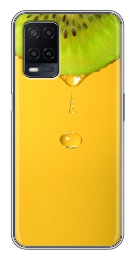 Силиконовый чехол с изображением "Сочный Kiwi" для OPPO A54