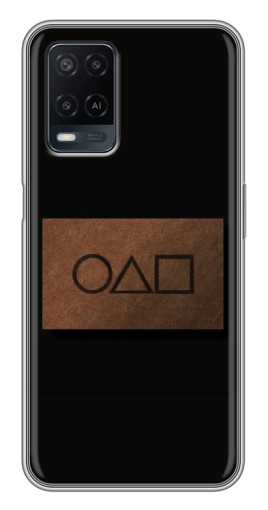 Чехол с печатью "Визитка игра в кальмара" для OPPO A54