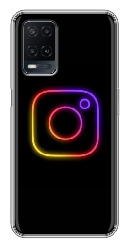 Чехол с картинкой "Значок Инсты" для OPPO A54
