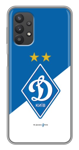 Чехол с принтом "Бело-синий Динамо" для Samsung Galaxy A32