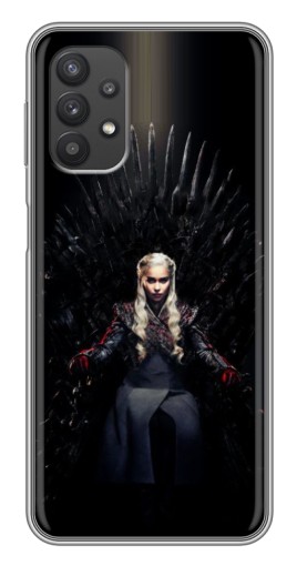 Силиконовый чехол с изображением "Дейнерис на троне" для Samsung Galaxy A32