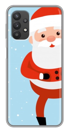 Силиконовый чехол с изображением "Крутой Дед Мороз" для Samsung Galaxy A32