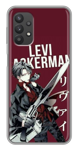 Чехол с принтом "levi Ackerman" для Samsung Galaxy A32