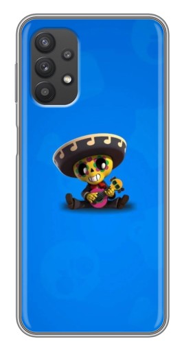 Чехол с принтом "Poco с гитарой" для Samsung Galaxy A32