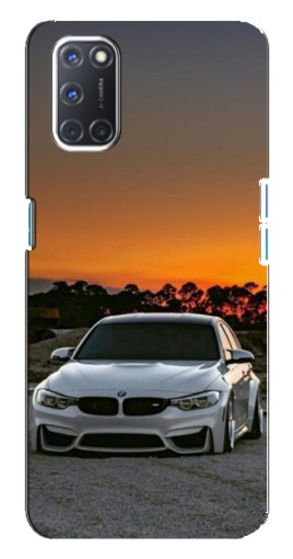 Силиконовый чехол с изображением "BMW белая" для Oppo A92