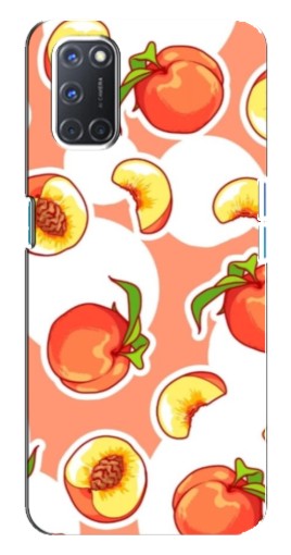 Чехол с принтом "Дольки персиков" для Oppo A92
