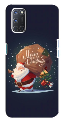 Чехол с картинкой "Санта с подарками" для Oppo A92