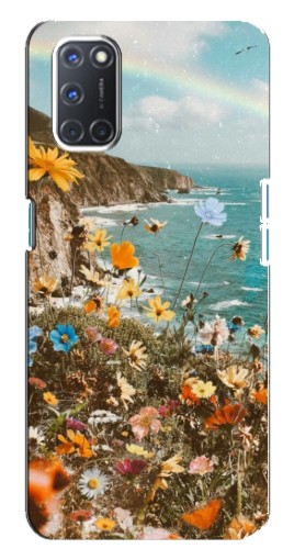 Чехол с картинкой "Яркие полевые цветы" для Oppo A92