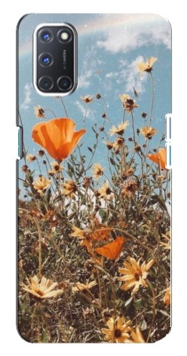 Чехол с принтом "Желтые цветы" для Oppo A92