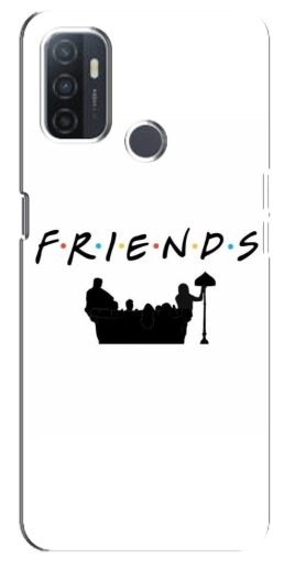 Чехол с картинкой "Друзья на диване" для Oppo A32