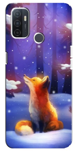 Чехол с принтом "Лисичка в лесу" для Oppo A32