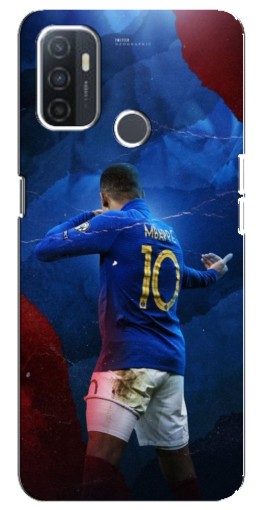 Силиконовый чехол с изображением "Мбаппе в Франции" для Oppo A32