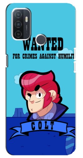 Чехол с картинкой "WANTED COLT" для Oppo A32