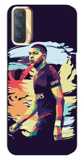 Силиконовый чехол с изображением "ART Mbappe" для Oppo A33