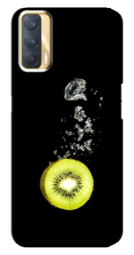 Силиконовый чехол с изображением "Киви на черном" для Oppo A33