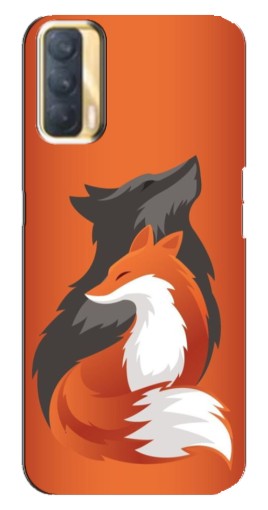 Чехол с картинкой "Лиса ART" для Oppo A33