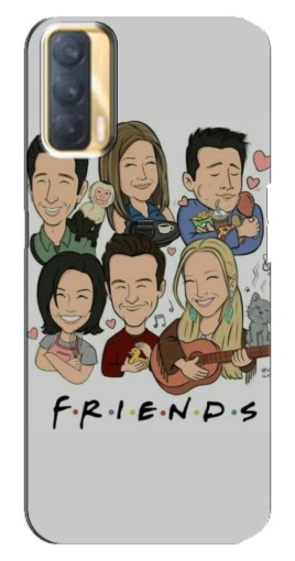 Чехол с печатью "Мультяшные Друзья" для Oppo A33
