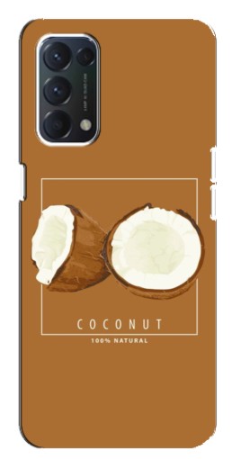 Чехол с картинкой "Coconut" для OPPO A74