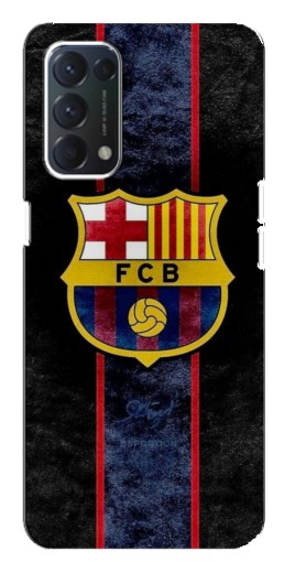 Силиконовый чехол с изображением "FCB" для OPPO A74