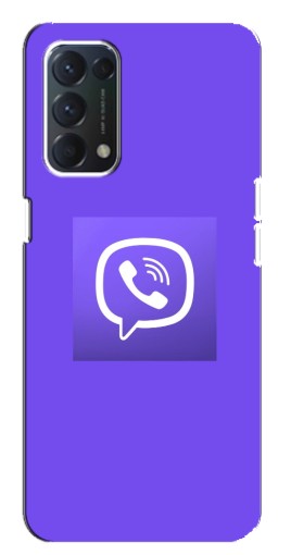 Чехол с принтом "Лого Viber" для OPPO A74