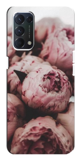 Чехол с печатью "Нежные пионы" для OPPO A74