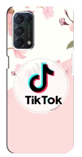 Чехол с принтом "Нежный принт" для OPPO A74