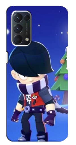 Чехол с печатью "Новогодний Эдгард" для OPPO A74