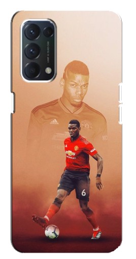 Чехол с печатью "Pogba с Манчестера" для OPPO A74