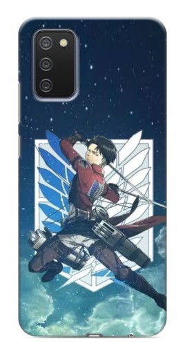 Чехол с картинкой "Аккерман Леви" для Samsung Galaxy A03s