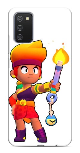 Чехол с принтом "Amber Бравл старс" для Samsung Galaxy A03s