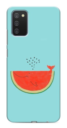 Силиконовый чехол с изображением "Арбуз кит" для Samsung Galaxy A03s