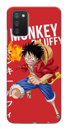 Чехол с печатью "Атакующий D Luffy" для Samsung Galaxy A03s