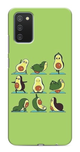 Чехол с печатью "Авокадо Йога" для Samsung Galaxy A03s