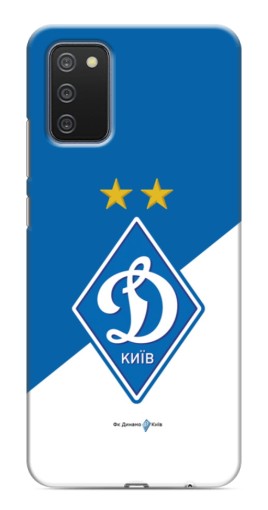 Чехол с картинкой "Бело-синий Динамо" для Samsung Galaxy A03s