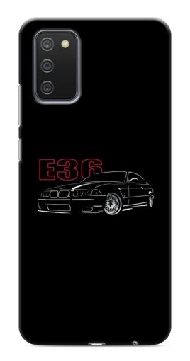 Силиконовый чехол с изображением "BMW E36" для Samsung Galaxy A03s