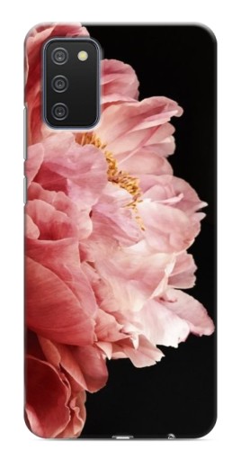 Чехол с картинкой "Большой пион " для Samsung Galaxy A03s