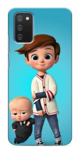 Чехол с принтом "Boss and Boy" для Samsung Galaxy A03s