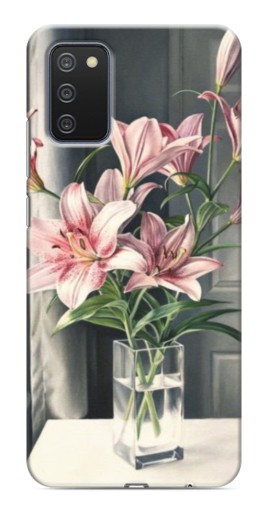 Чехол с печатью "Букет лилии" для Samsung Galaxy A03s