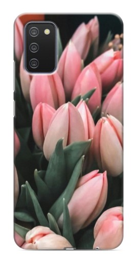 Чехол с печатью "Букет тюльпанов" для Samsung Galaxy A03s