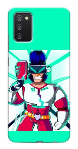 Чехол с картинкой "Булл в очках" для Samsung Galaxy A03s