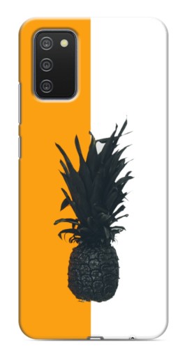 Чехол с картинкой "Черный Ананас" для Samsung Galaxy A03s