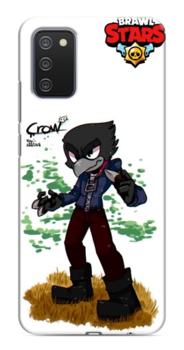Чехол с картинкой "Crow" для Samsung Galaxy A03s