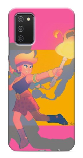 Чехол с принтом "Эмбер бравл старс" для Samsung Galaxy A03s
