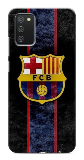 Силиконовый чехол с изображением "FCB" для Samsung Galaxy A03s